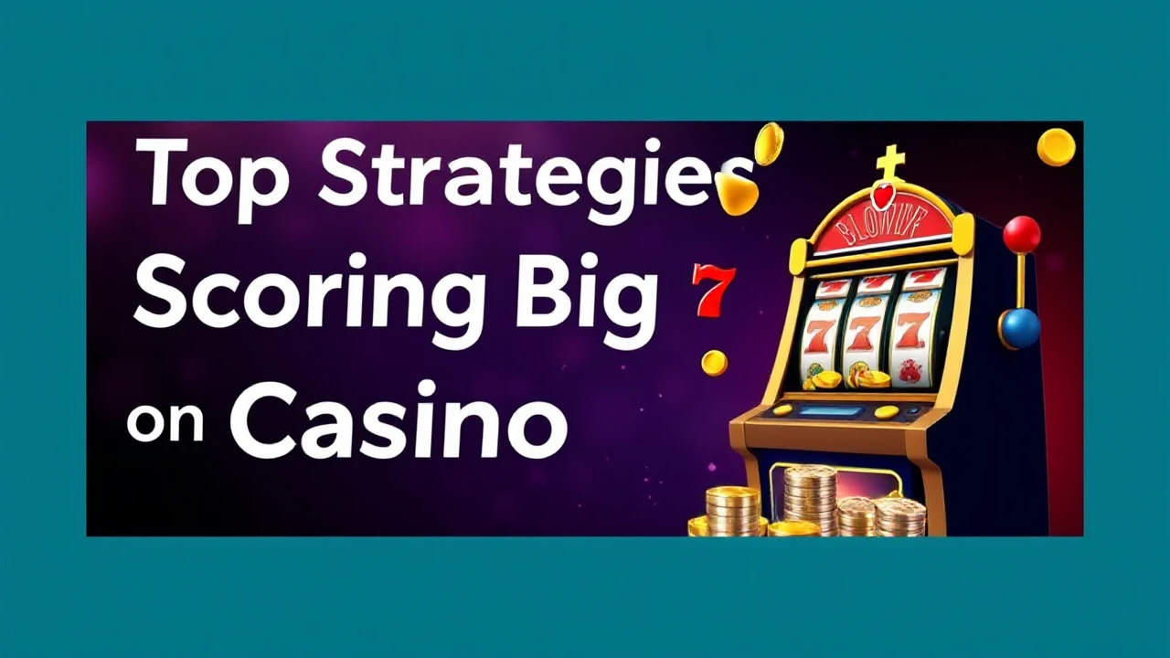 Top Strategies for Scoring Big on Casino Games
