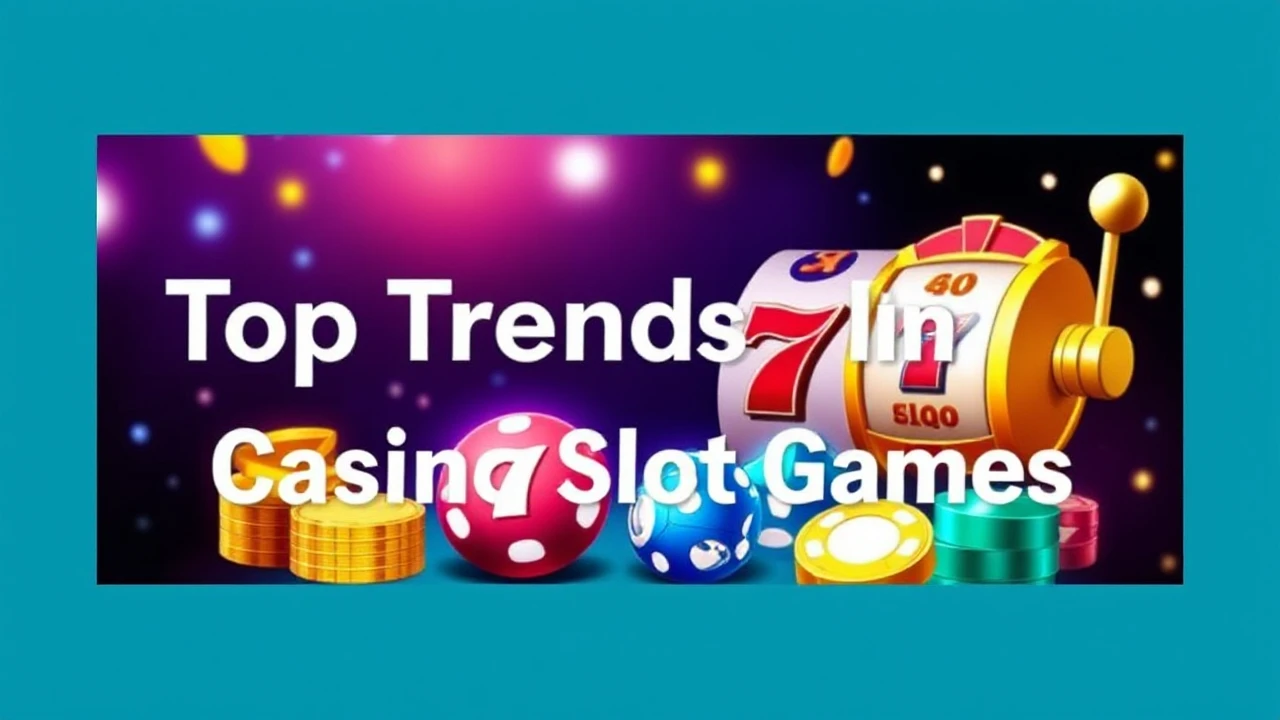 Discovering the Top Trends in Casino Slot Games