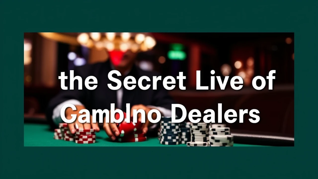Taking a Peek at the Secret Life of Gambling Dealers