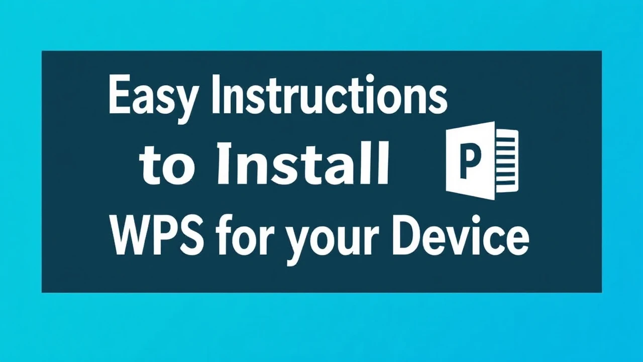 Easy Instructions to Install WPS for Your Device
