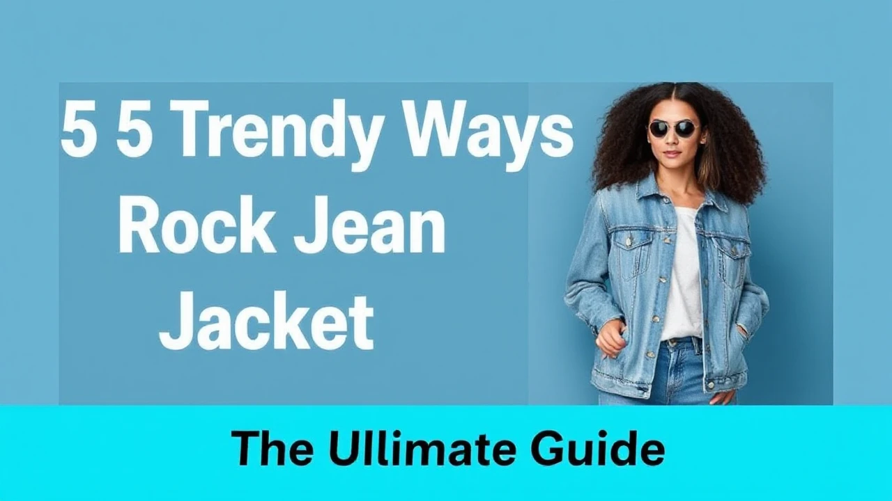 5 Trendy Ways to Rock Jean Jackets This Season: Your Ultimate Guide