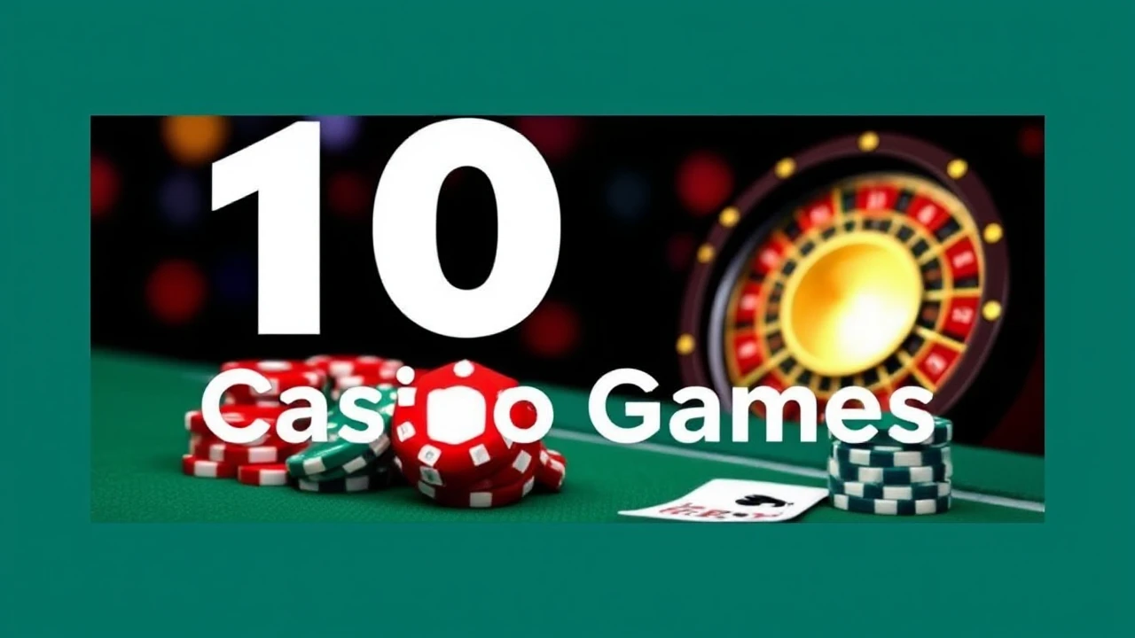Recommended 10 Must-Try Casino Games for Beginners