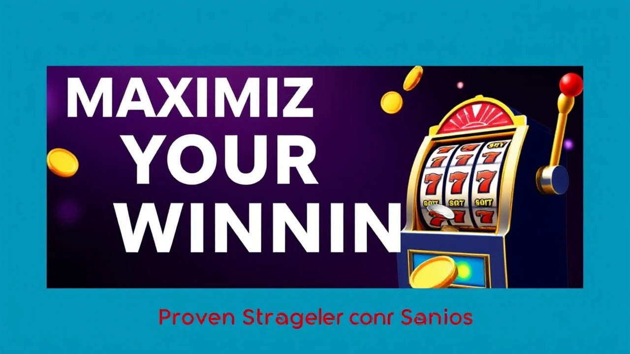 Maximizing Your Winnings: Proven Strategies for Slot Gaming