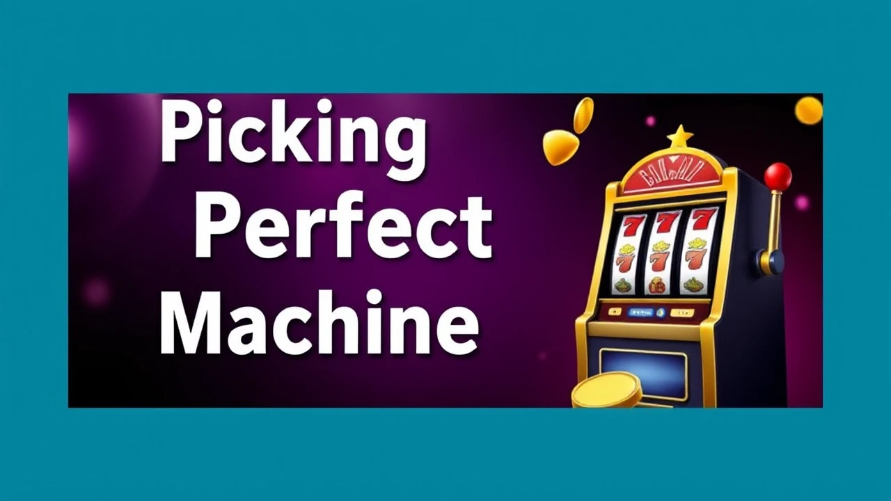 Picking the Perfect Slot Machine for You