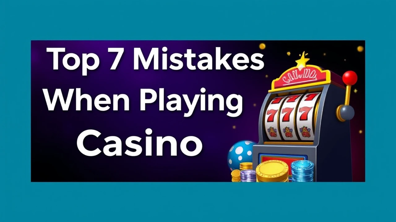 Top 7 Mistakes When Playing Casino Slots