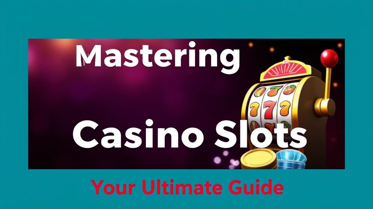 Mastering Casino Slots: Your Ultimate Guide