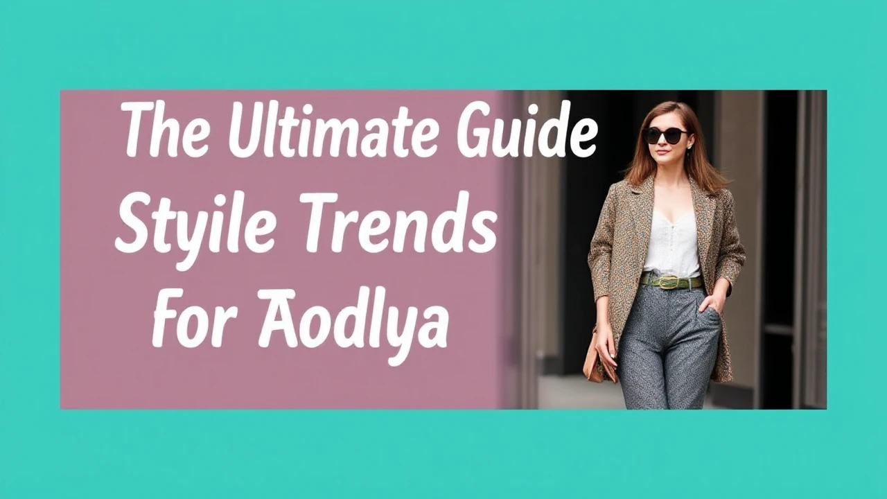 The Ultimate Guide to Style Trends for Today's Woman