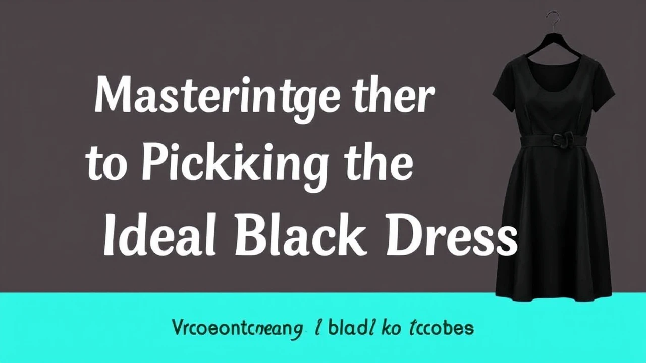 Mastering the Art of Picking the Ideal Little Black Dress