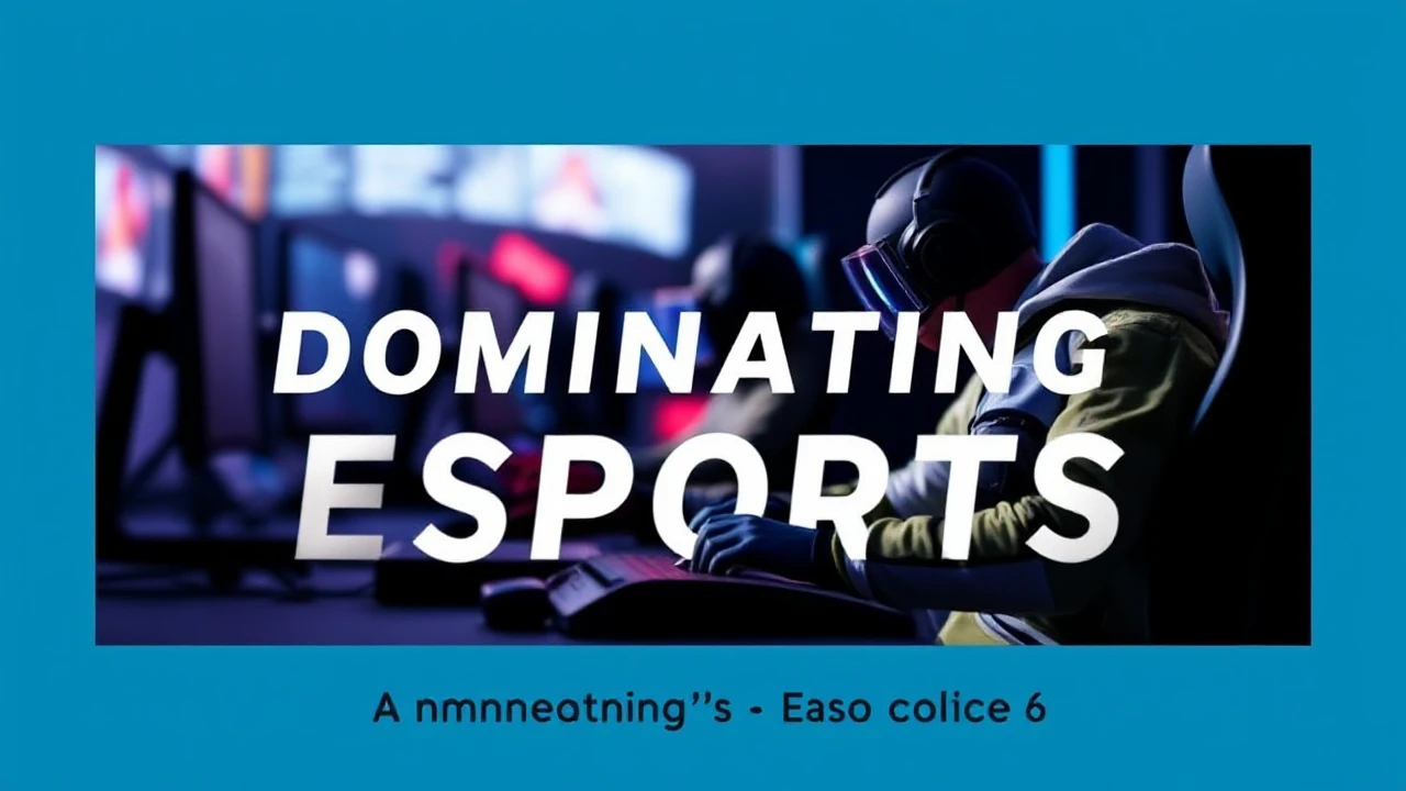 Dominating Esports: An Amateur's Guide to Competitive Gaming