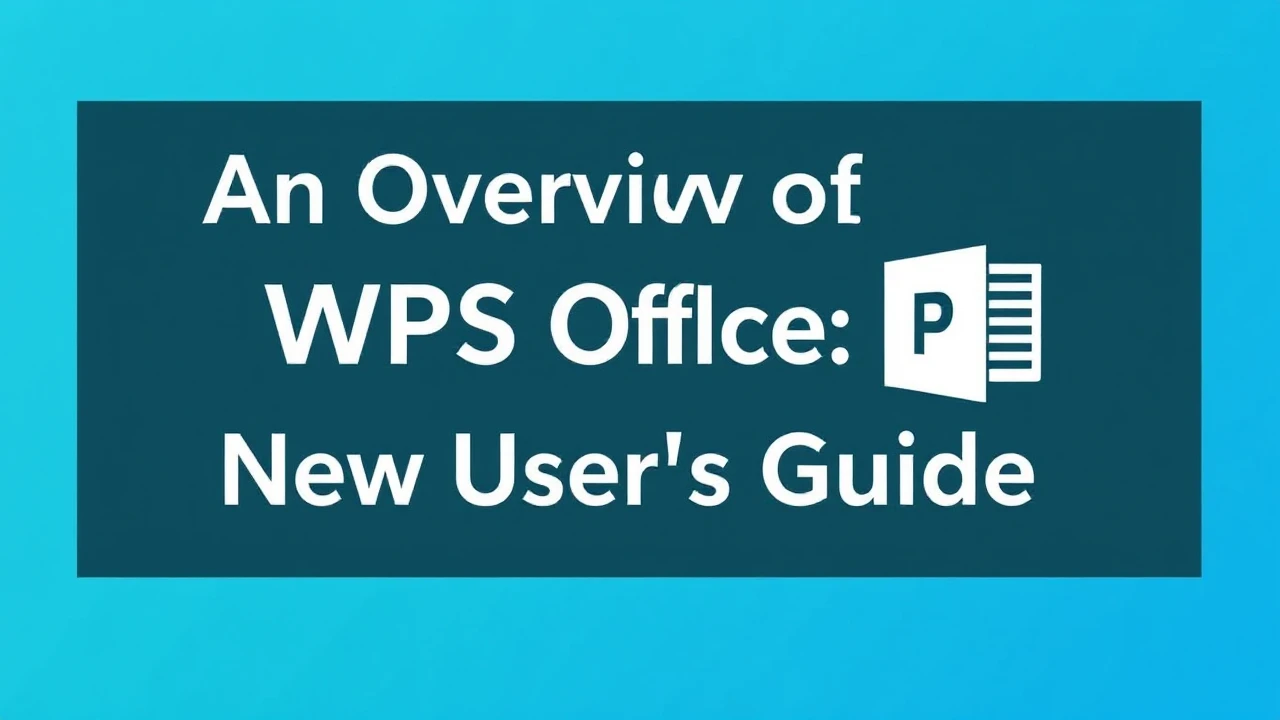 An Overview of WPS Office: A New User's Guide