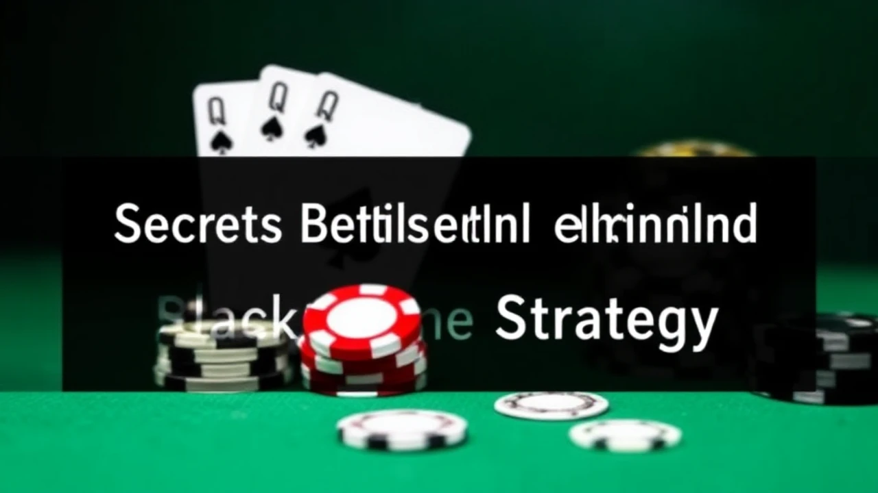 Uncovering the Secrets Behind Casino Blackjack Strategy
