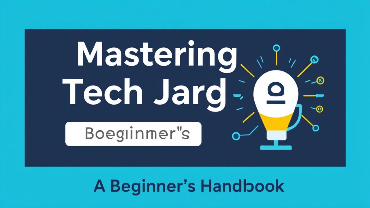 Mastering Tech Jargon: A Beginner's Handbook