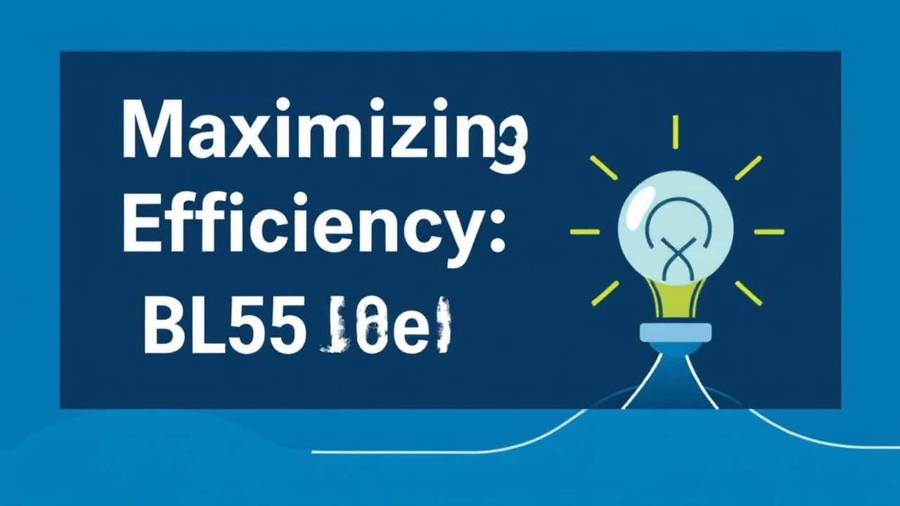 Maximizing Efficiency: BL555 Best Practices