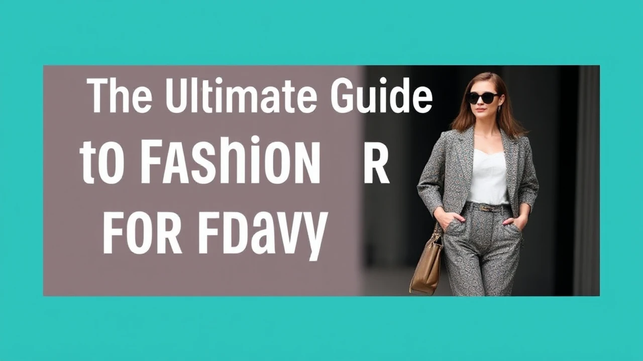 The Ultimate Guide to Fashion Trends for Today's Woman