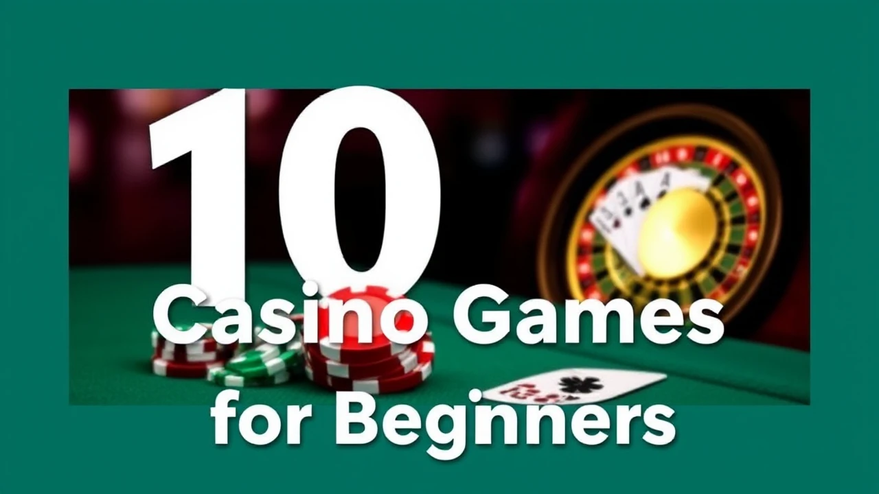 Recommended 10 Must-Try Casino Games for Beginners