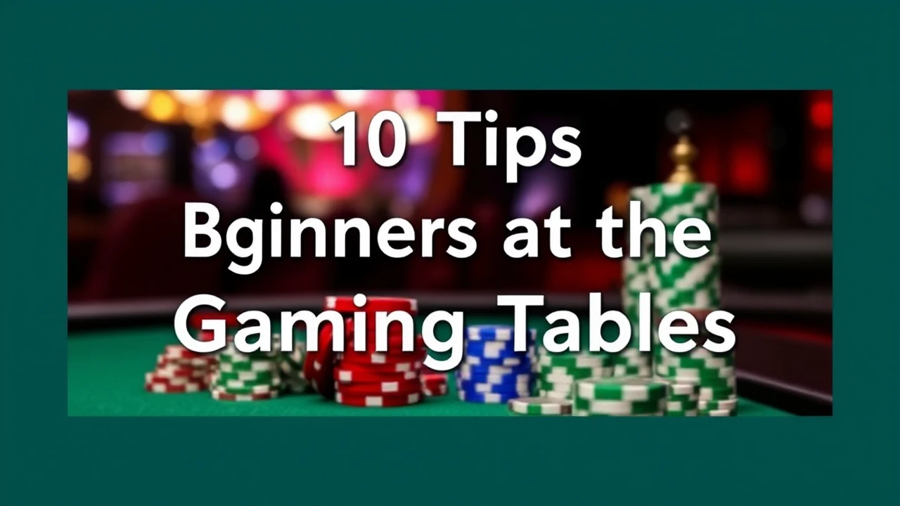 Best 10 Tips for Beginners at the Gaming Tables