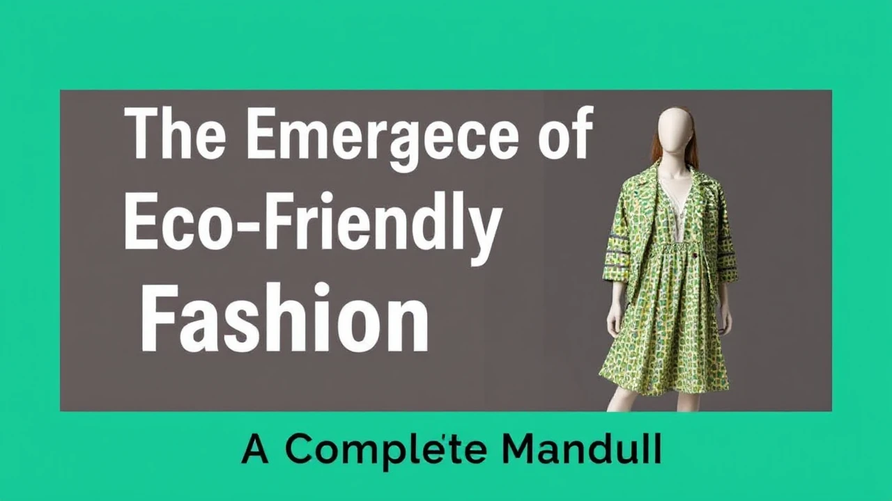 The Emergence of Eco-Friendly Fashion: A Complete Manual