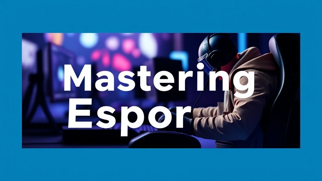 Mastering Esports: An Amateur's Guide to Ruling the Game
