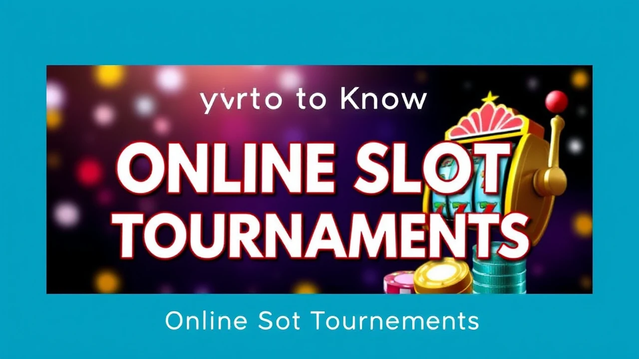 Everything You Need to Know Online Slot Tournaments: Exploring the Thrilling World of Virtual Slot Tournaments