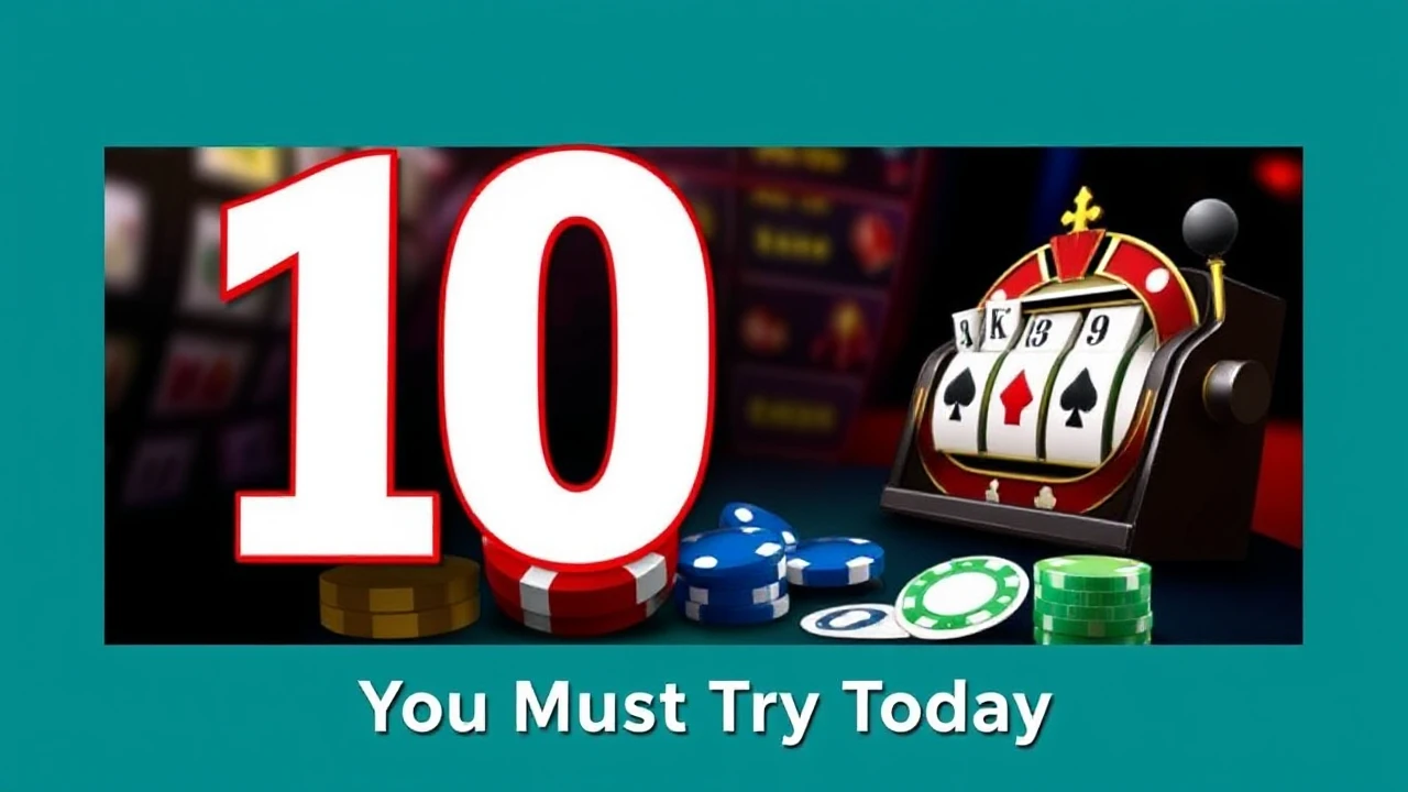 Top-Rated 10 Online Casino Gambling Games You Must Try Today