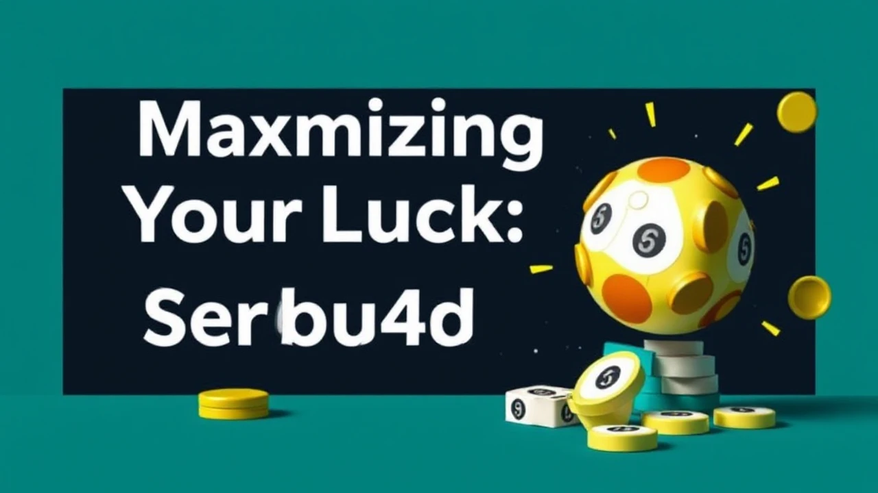 Maximizing Your Luck: Strategies for Serbu4d Success