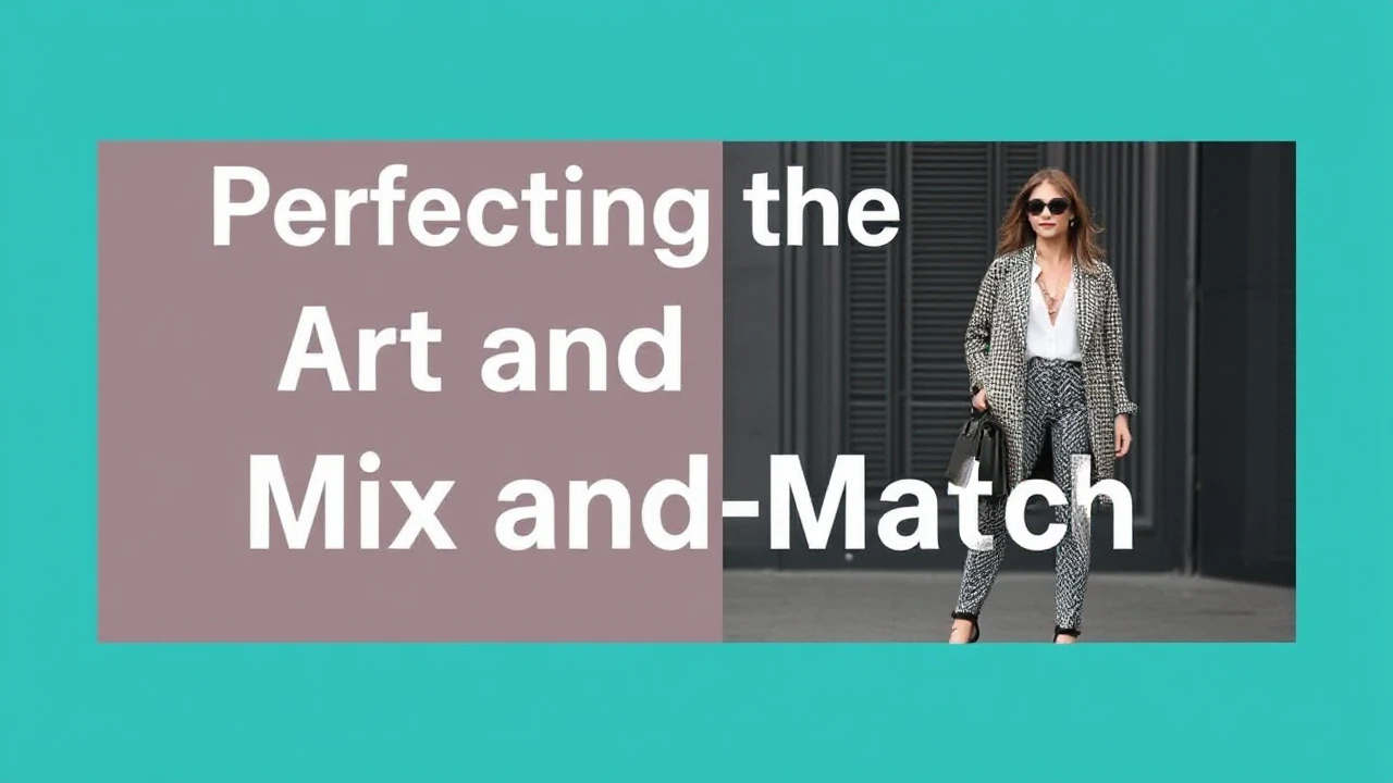 Perfecting the Art of Mix and Match in Fashion: A Guide to Enhance Your Style
