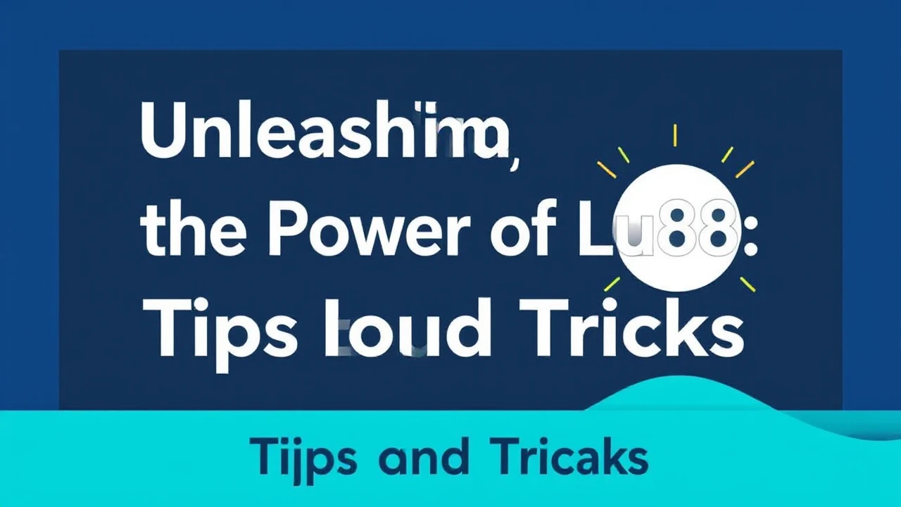Unleashing the Power of Lu88: Tips and Tricks