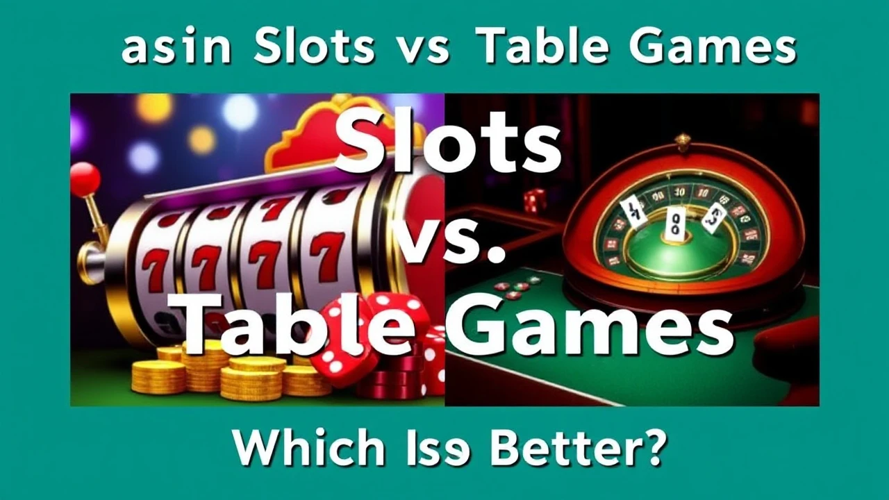 Casino Slots vs. Table Games: Which is Better?