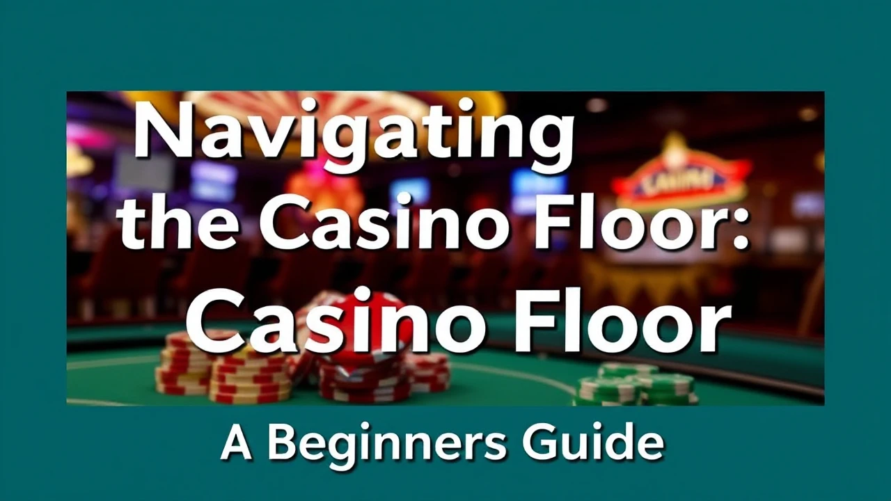 Navigating the Casino Floor: A Beginner's Guide