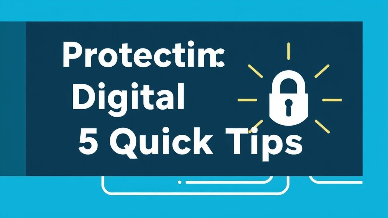 Protecting Your Digital Devices: 5 Quick Tips