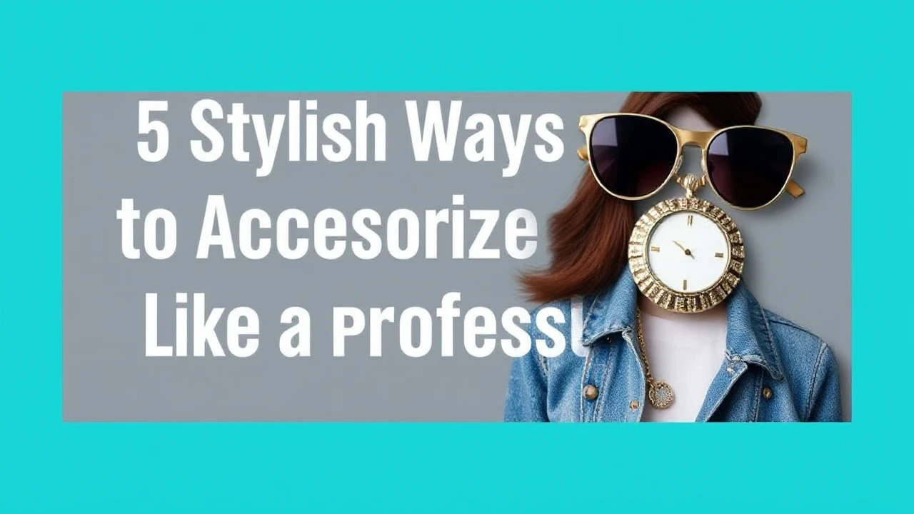 5 Stylish Ways to Accessorize Your Outfit Like a Professional