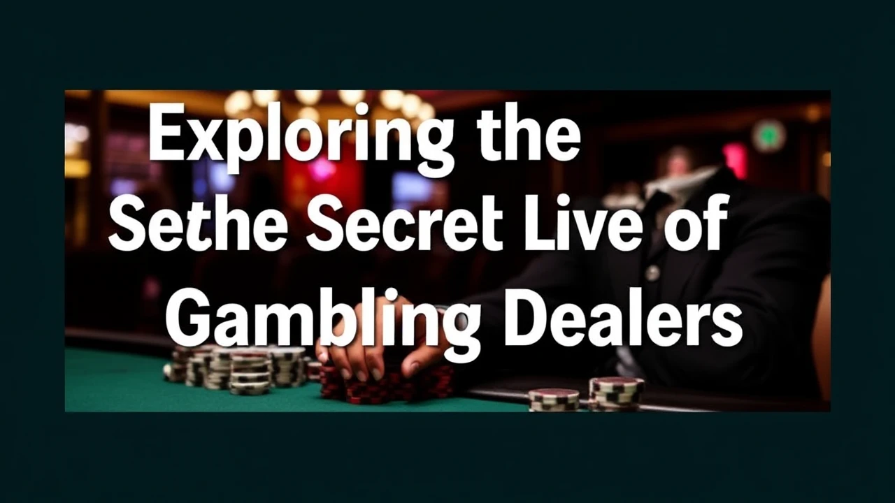 Exploring the Secret Life of Gambling Dealers