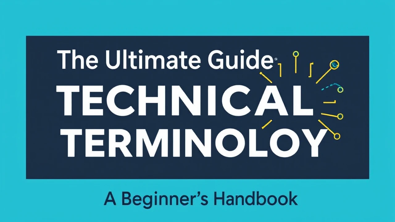 The Ultimate Guide Technical Terminology: A Beginner's Handbook