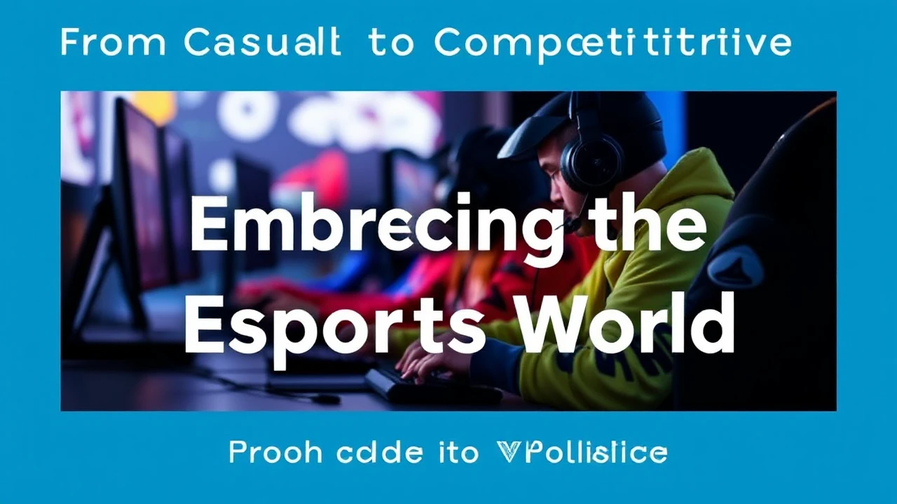 From Casual to Competitive: Embracing the Esports World: A Guide for Players