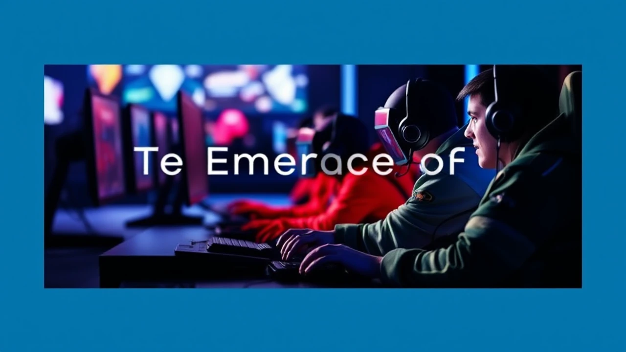 The Emergence of E-Sports: Peering into the Next Era of Professional Gaming