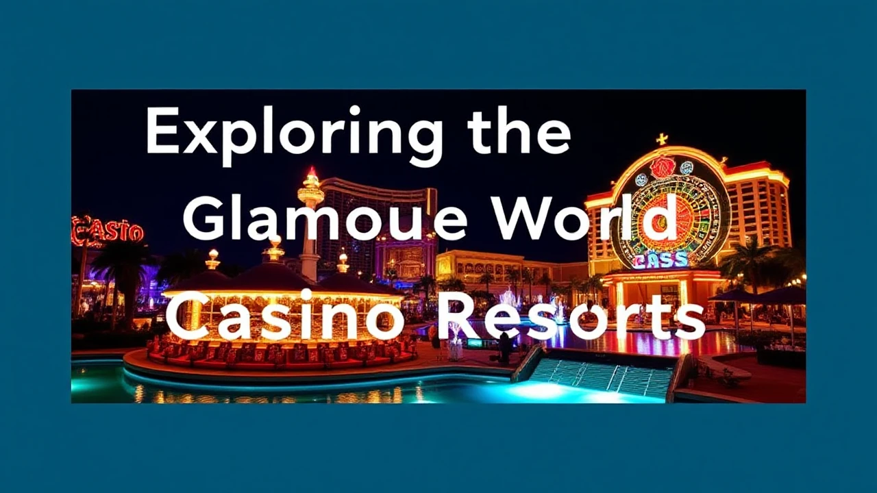 Exploring the Glamorous World of Casino Resorts