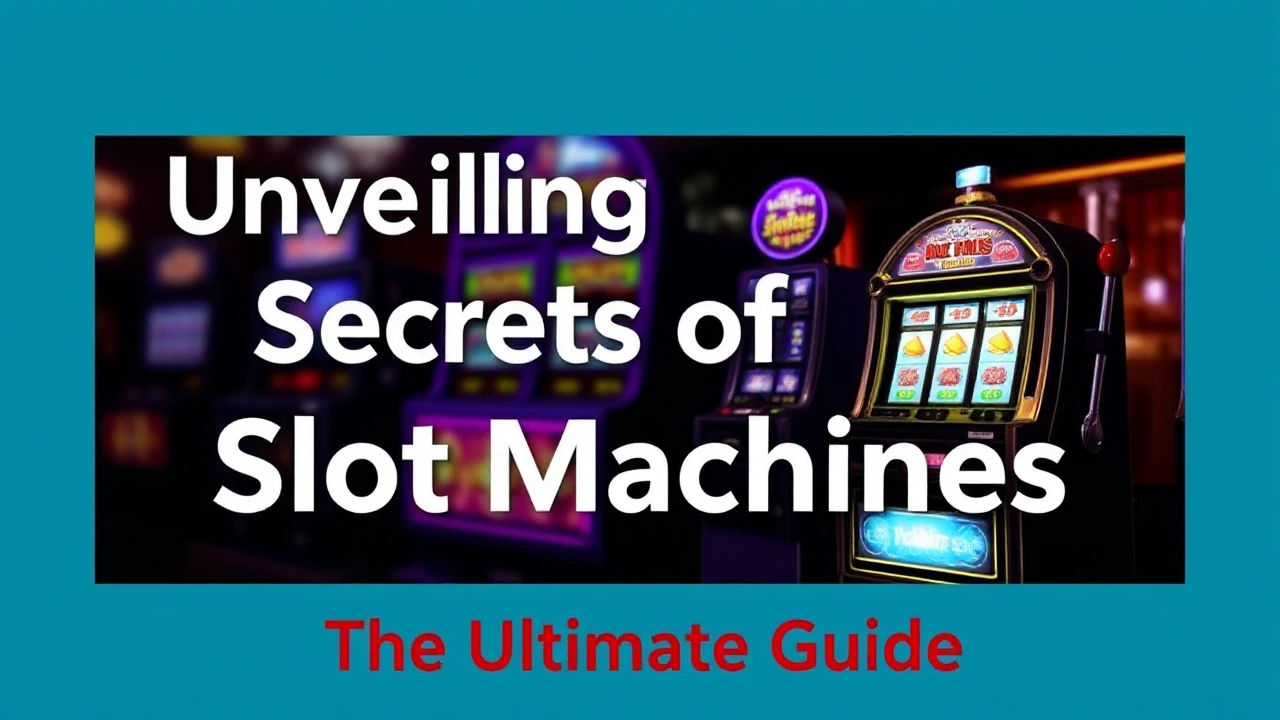 Unveiling the Secrets of Slot Machines: The Ultimate Guide