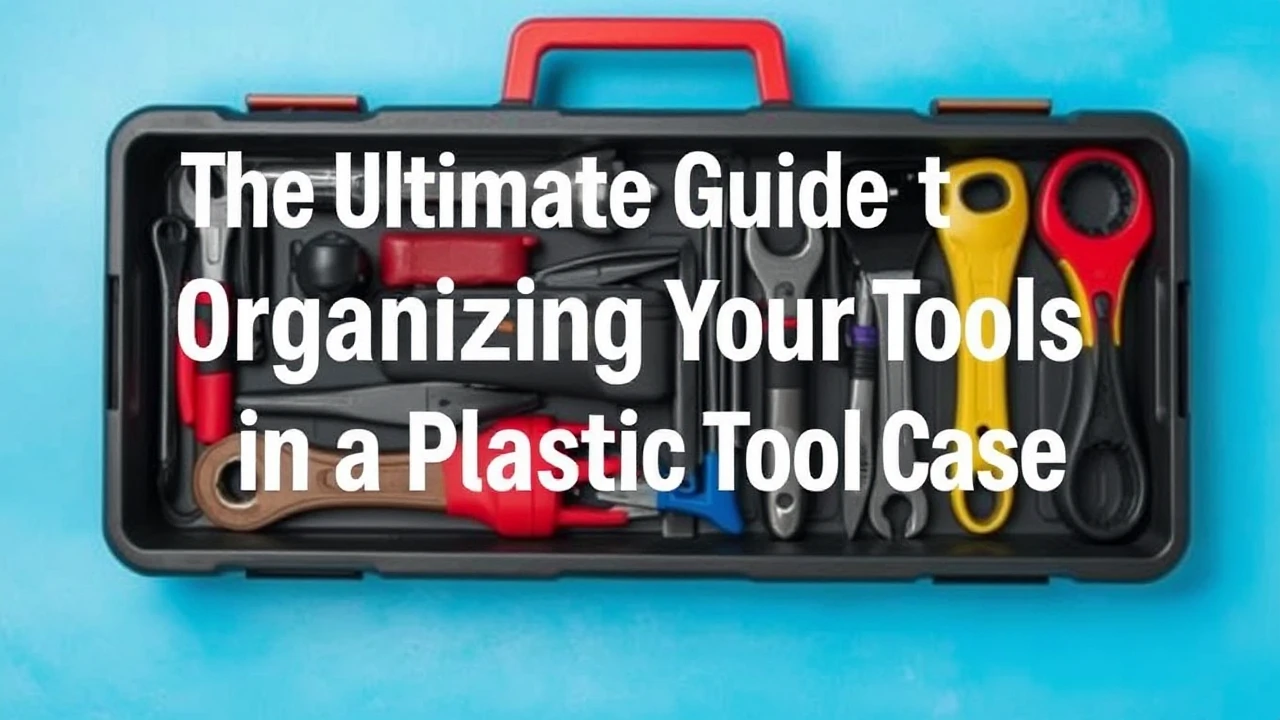 The Ultimate Guide to Organizing Your Tools in a Plastic Tool Case