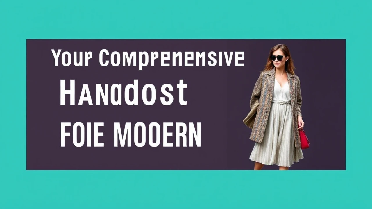 Your Comprehensive Handbook to Latest Fashion for the Modern Woman