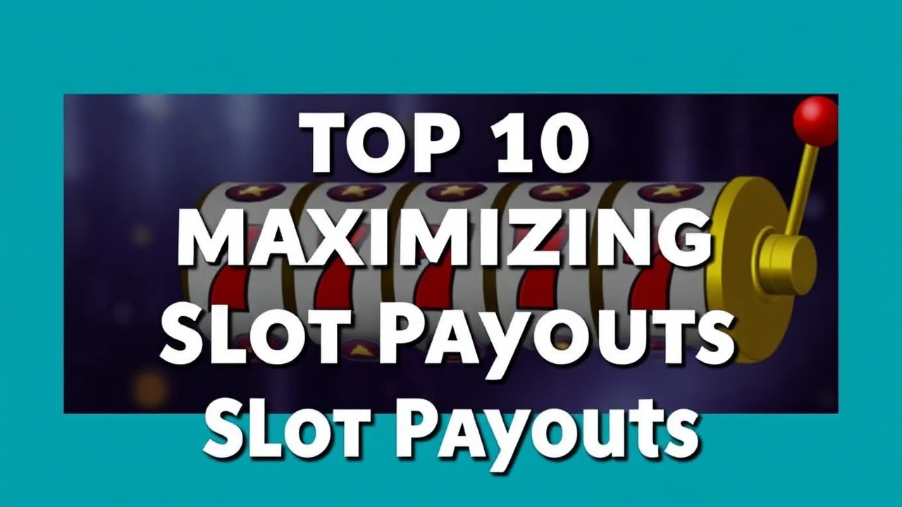 Top 10 Strategies for Maximizing Slot Payouts