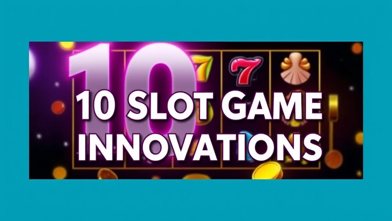 Shaping the Industry: 10 Slot Game Innovations