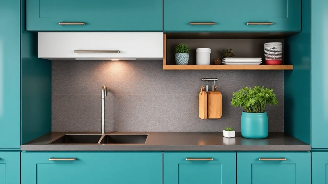 Schritte zur Gestaltung eines modernen Looks mit Farben und Finishes bei Küchengriffen