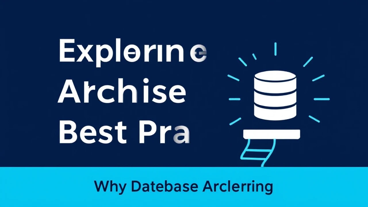 Exploring Database Archiving Best Practices: Essential Guidelines to Optimize Your Data Storage