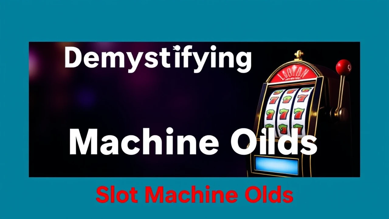 Demystifying Slot Machine Odds: Understanding to Winning Chances