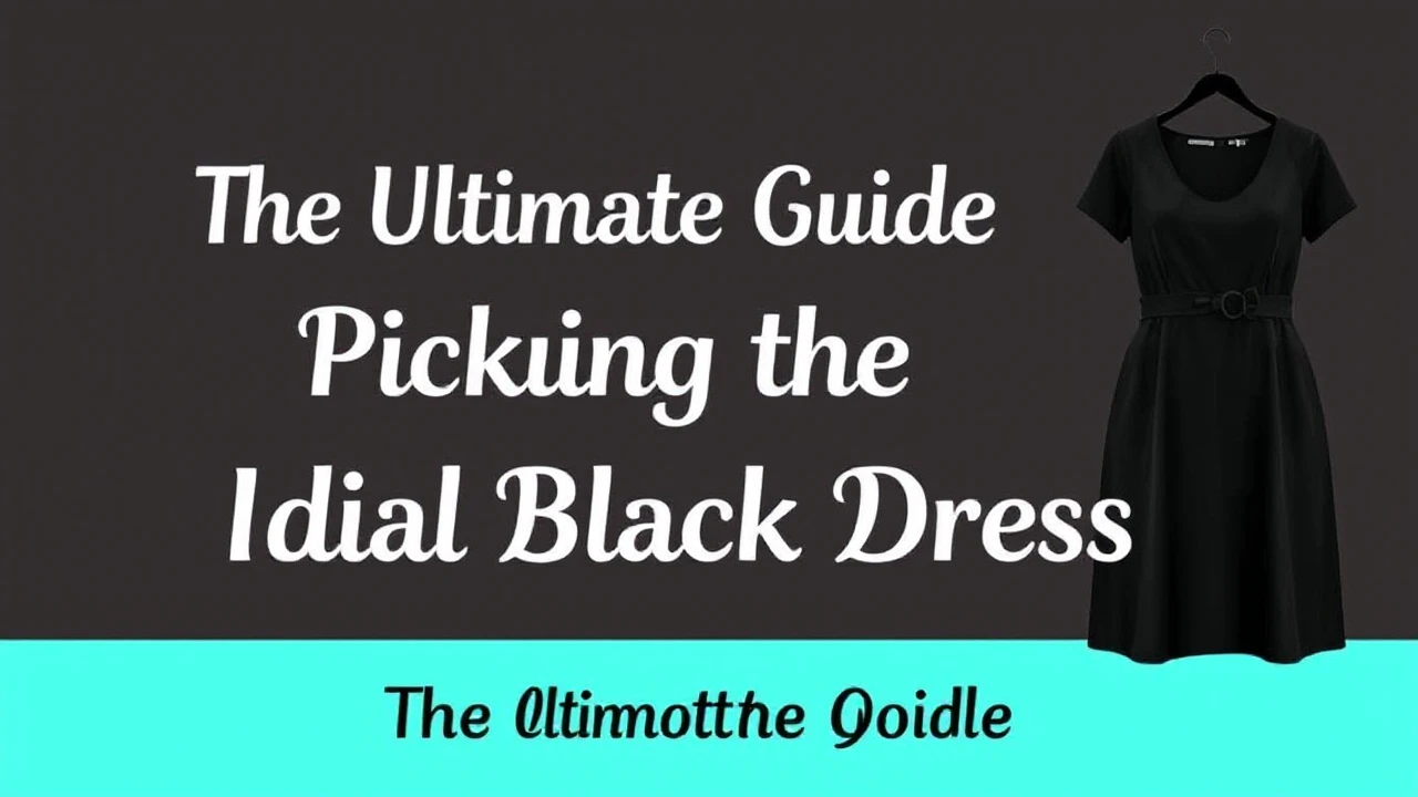 The Ultimate Guide of Picking the Ideal Little Black Dress