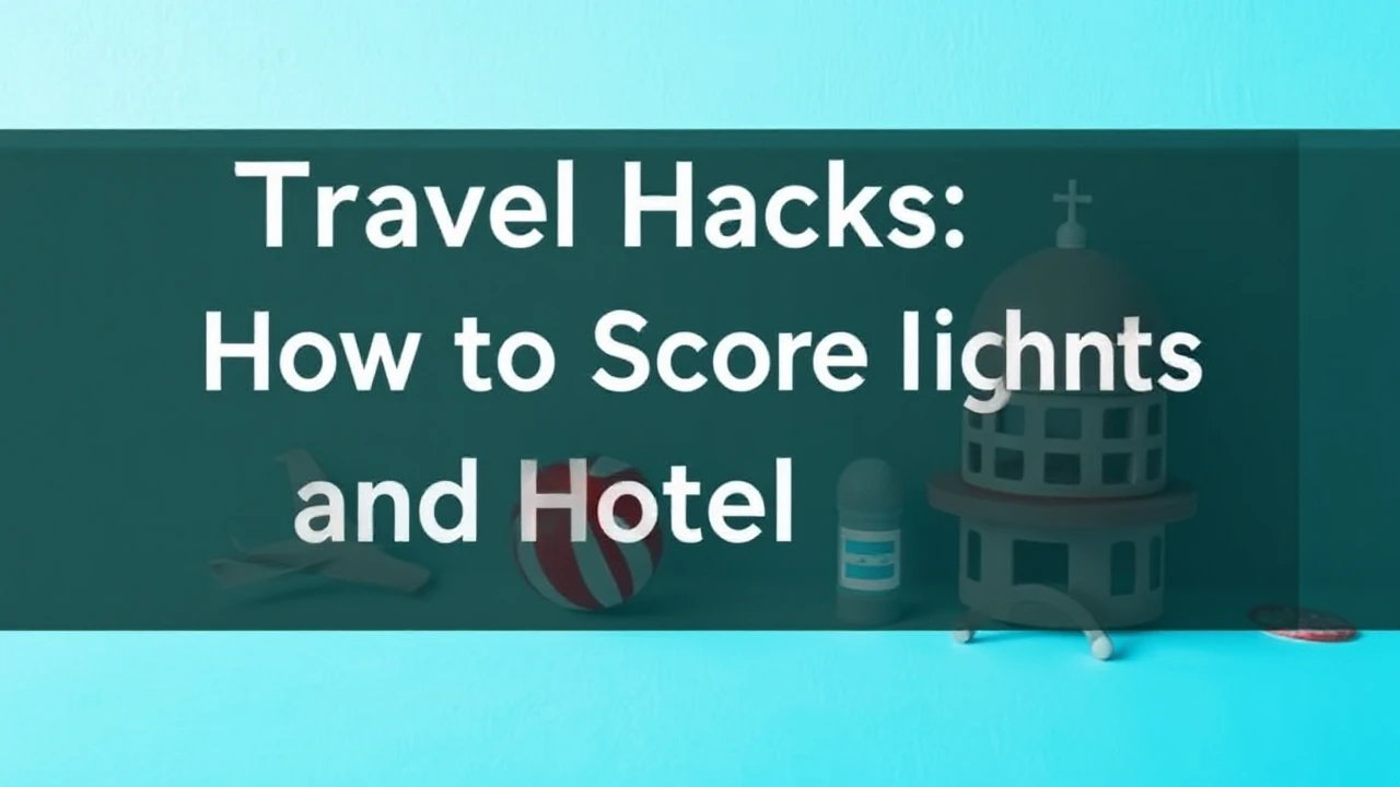 Travel Hacks: How to Score Cheap Flights and Hotel Deals