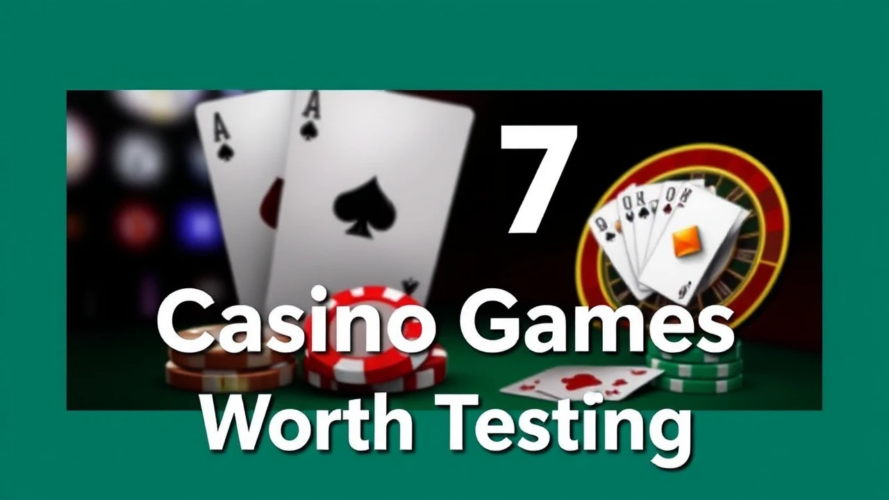 Top 7 Casino Games Worth Testing