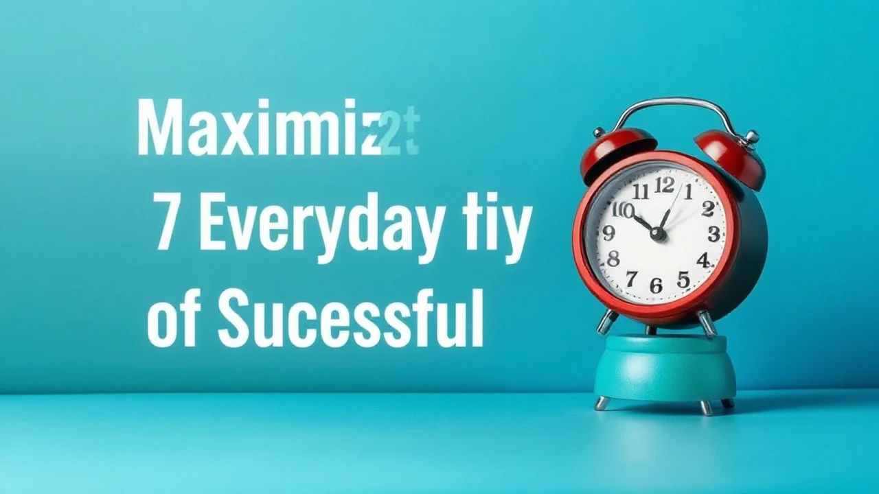 Maximizing Productivity: 7 Everyday Habits of Successful People