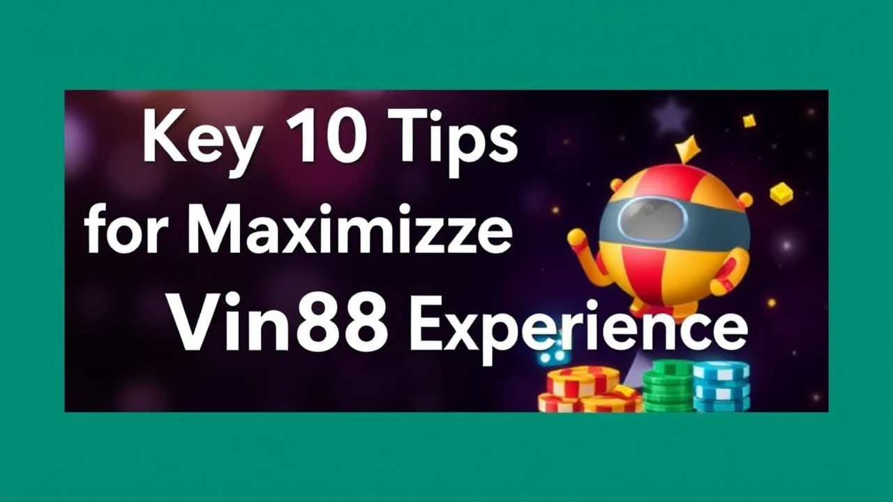 Key 10 Tips for Maximizing Your Vin88 Experience