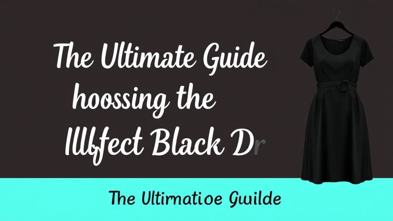 The Ultimate Guide of Choosing the Perfect Little Black Dress